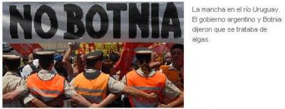 Asambleístas entrerrianos volvieron a protestar contra el olor a Botnia