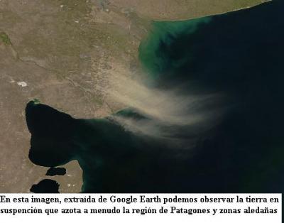 Imagen de Patagones y aledaños, extraída de Google Earth