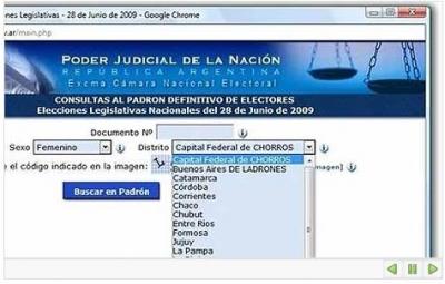 Hackean el sitio del Poder Judicial para consultar el padrón electoral