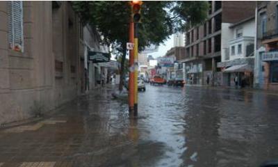 En dos días llovió más que el promedio histórico en Bahía Blanca
