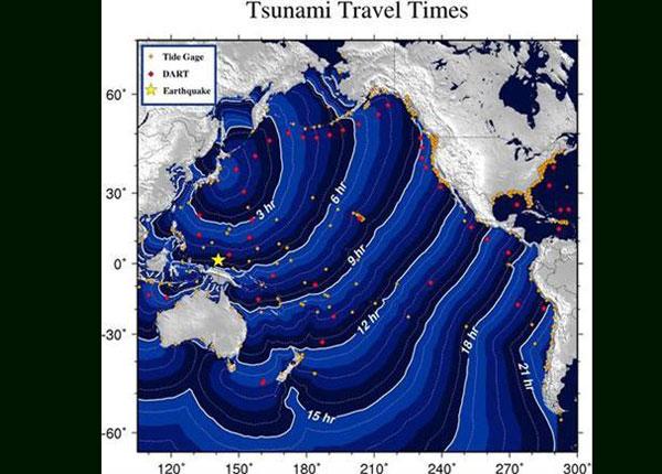 50 países en alerta por el tsunami pero Argentina no tiene Pacífico