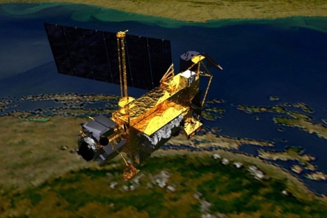 El Satélite UARS impacta en la Tierra sobre el Océano Pacífico