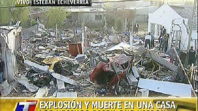 Misteriosa explosión en una casa de Monte Grande: un muerto y seis heridos