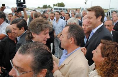 Garcés participó de un acto encabezado por el Vicepresidente Boudou