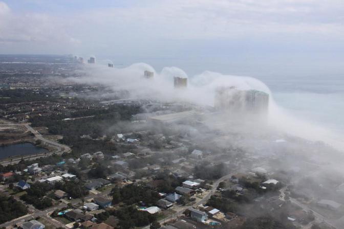 Tsunami de nubes en Florida, explicación del fenómeno
